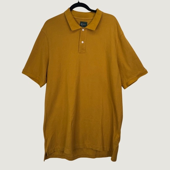 J. Crew Factory Other - J.Crew Pique Polo Shirt XLT Mustard Yellow Short Sleeve Preppy Casual Tall